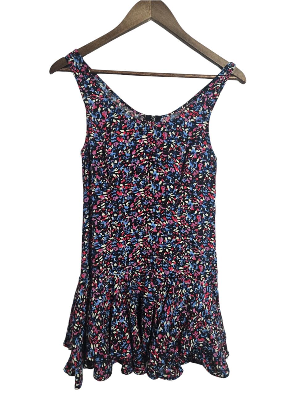 Free People Floral Sleeveless Mini Dress Size 2